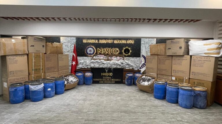 İstanbul’da 4,5 milyon sentetik ecza hap ele geçirildi