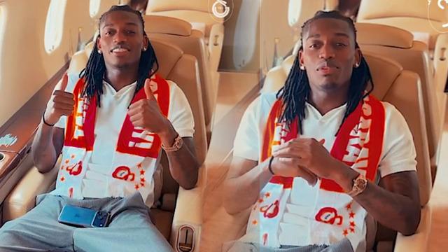 Rafael Leao İstanbul’a indi! Galatasaray taraftarına ilk mesaj